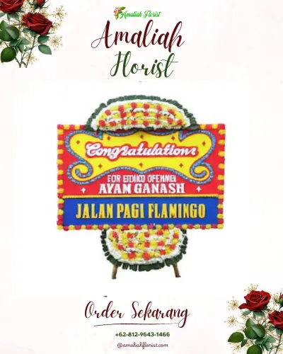 Bunga Papan Congratulation di Kaliboto Lor